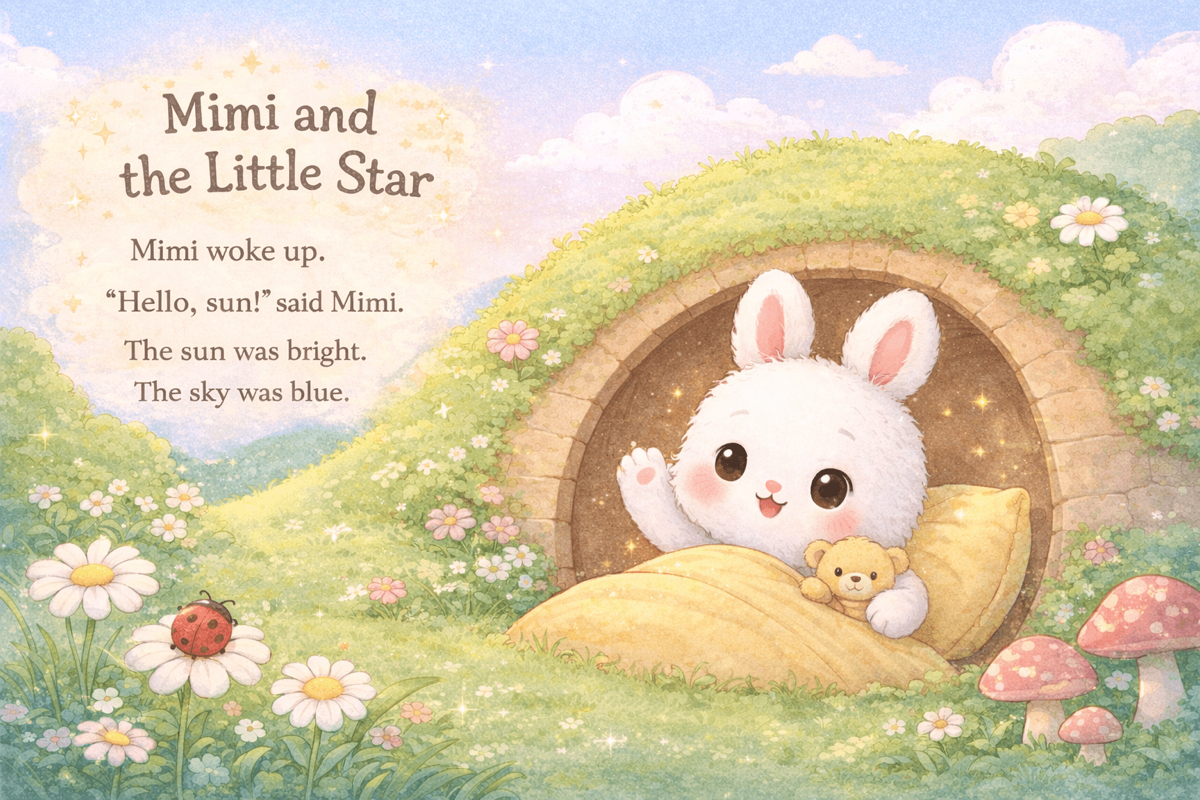 Illustrated Lumi Kids story scene.